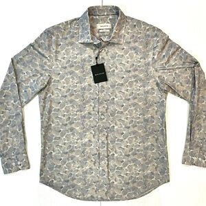 Bugatchi Julian LE - Leaf Print Dress Shirt